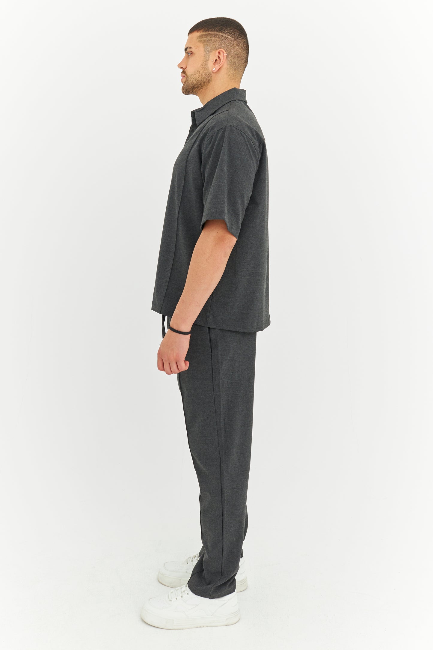 Biye Detay Pamuklu Kumaş Gömlek