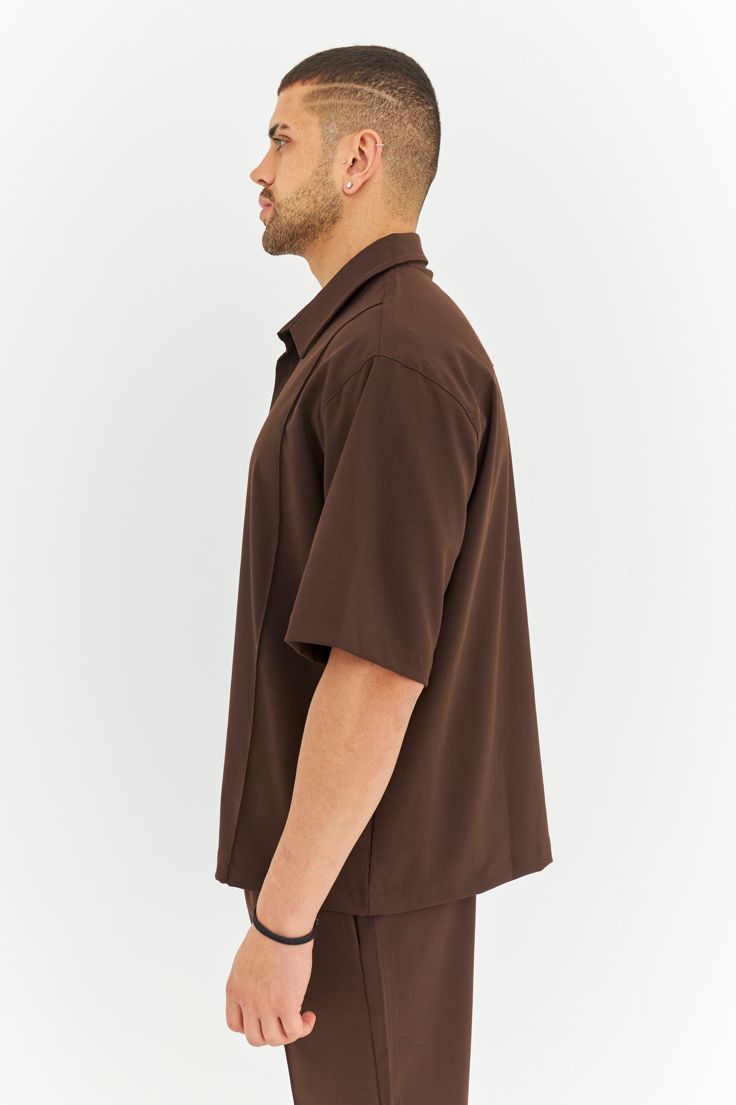 Biye Detay Pamuklu Kumaş Gömlek