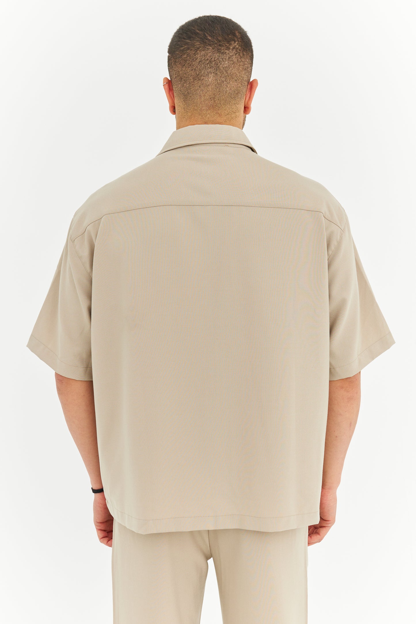 Biye Detay Pamuklu Kumaş Gömlek