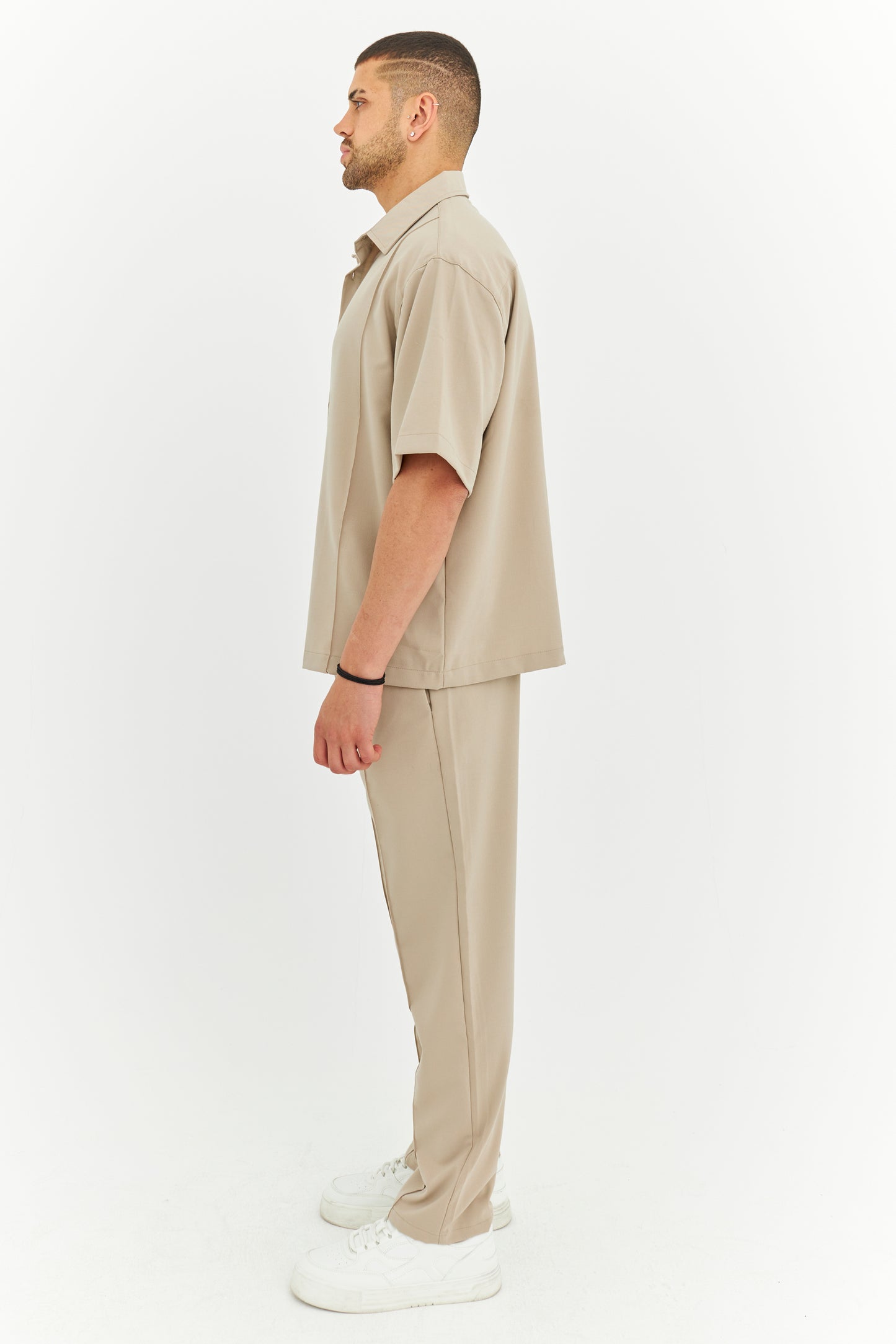 Biye Detay Pamuklu Kumaş Gömlek