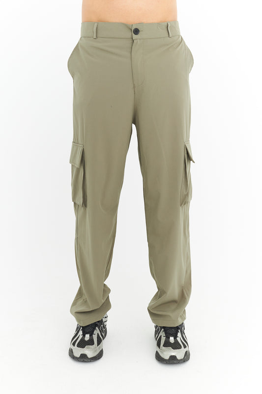 Premium Likralı Kargo Cep Kumaş Pantolon