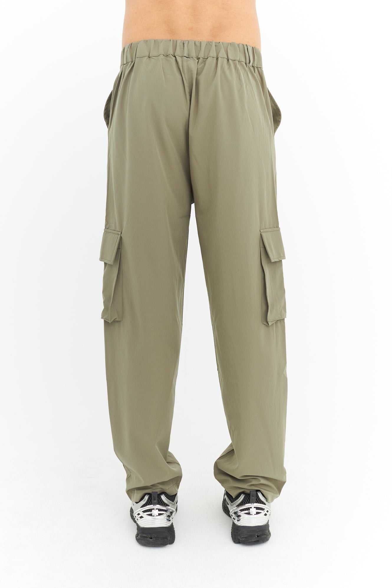 Premium Likralı Kargo Cep Kumaş Pantolon