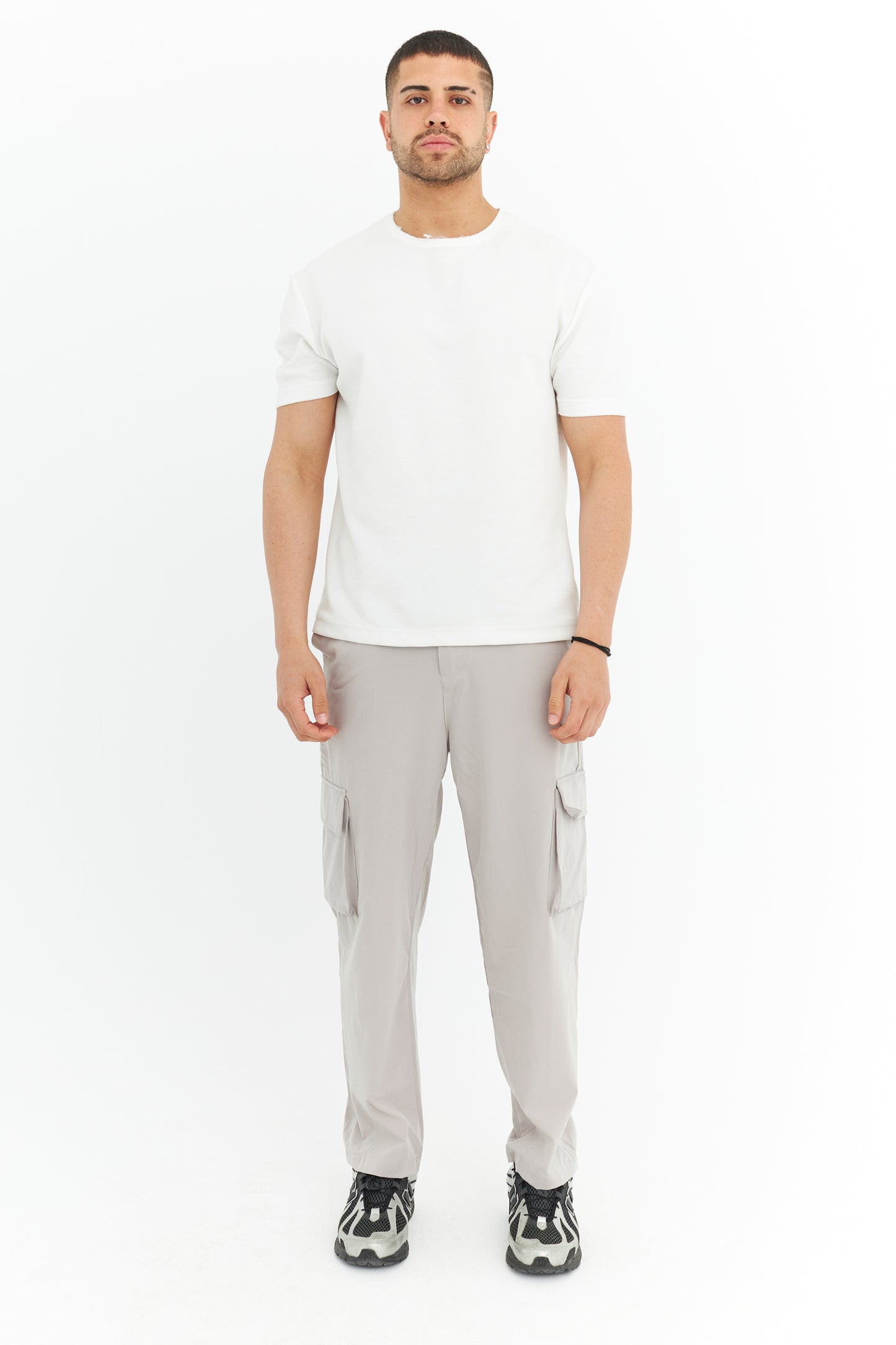 Premium Likralı Kargo Cep Kumaş Pantolon