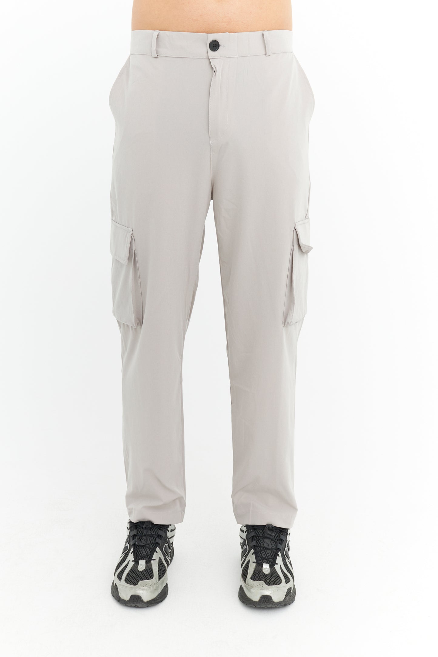 Premium Likralı Kargo Cep Kumaş Pantolon