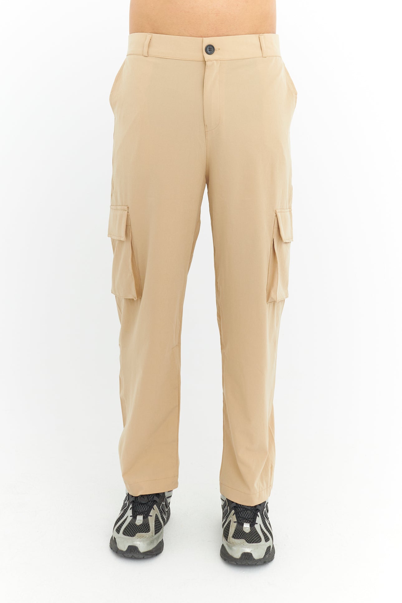 Premium Likralı Kargo Cep Kumaş Pantolon