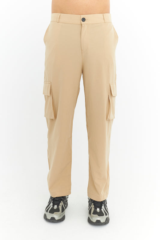 Premium Likralı Kargo Cep Kumaş Pantolon