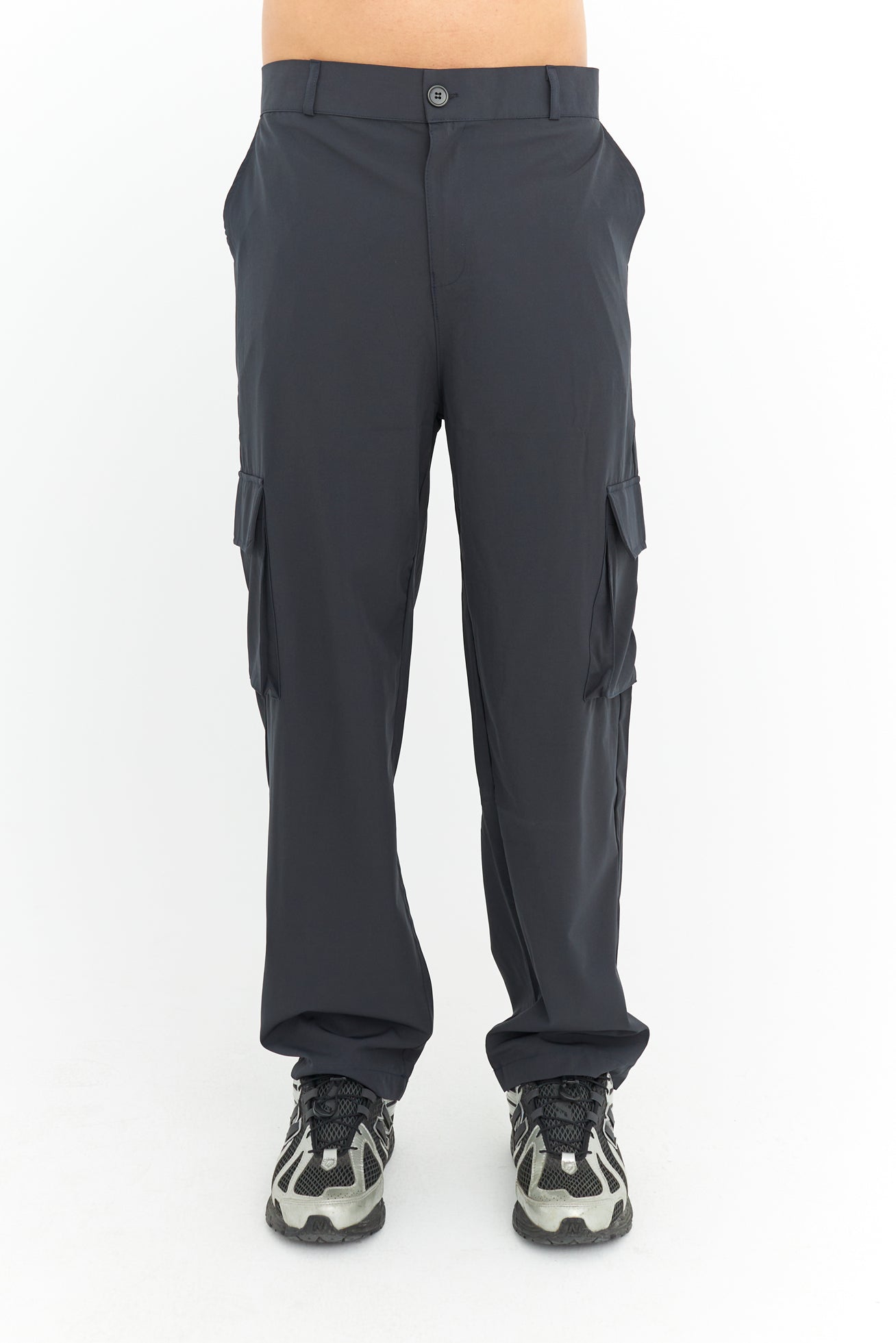 Premium Likralı Kargo Cep Kumaş Pantolon