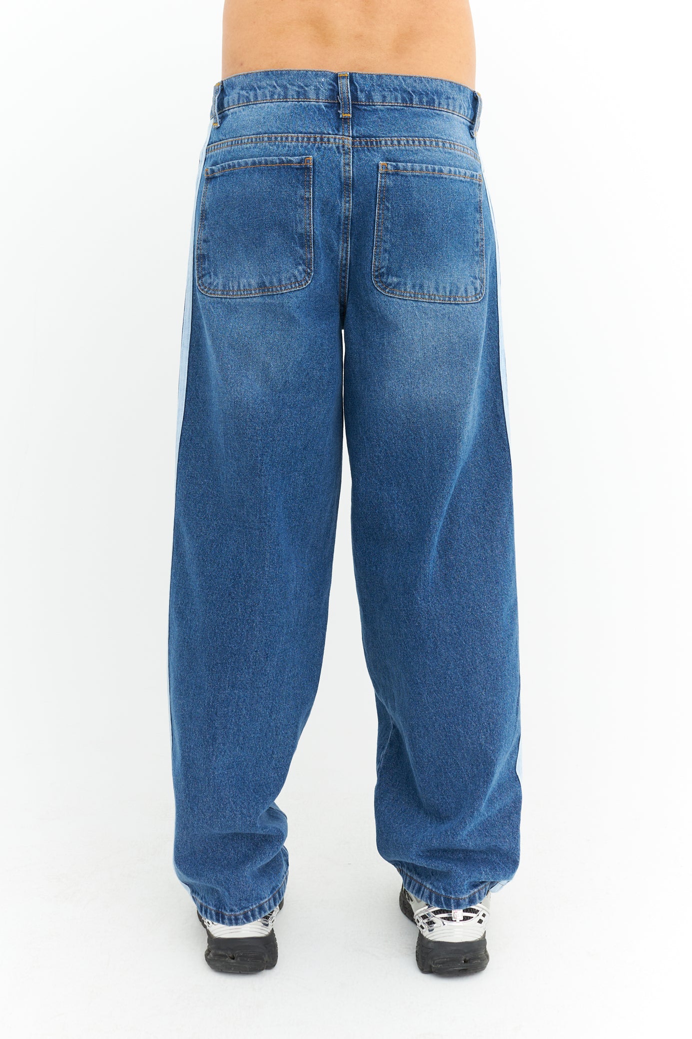 Şerit Detay Premium Baggy Kot Pantolon