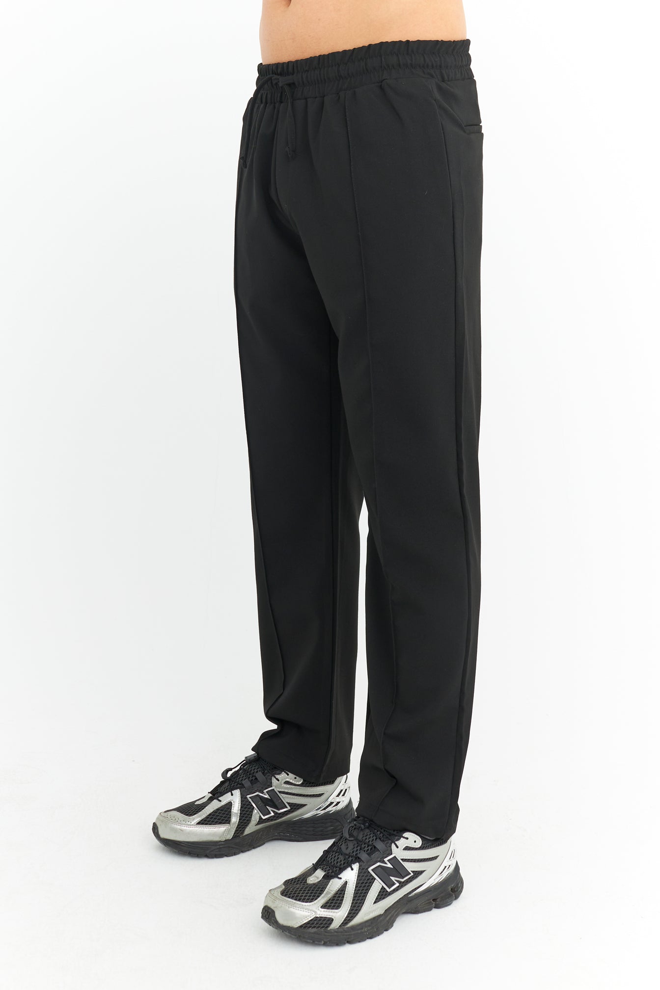 Biye Detay Regular Fit Basic Kumaş Pantolon