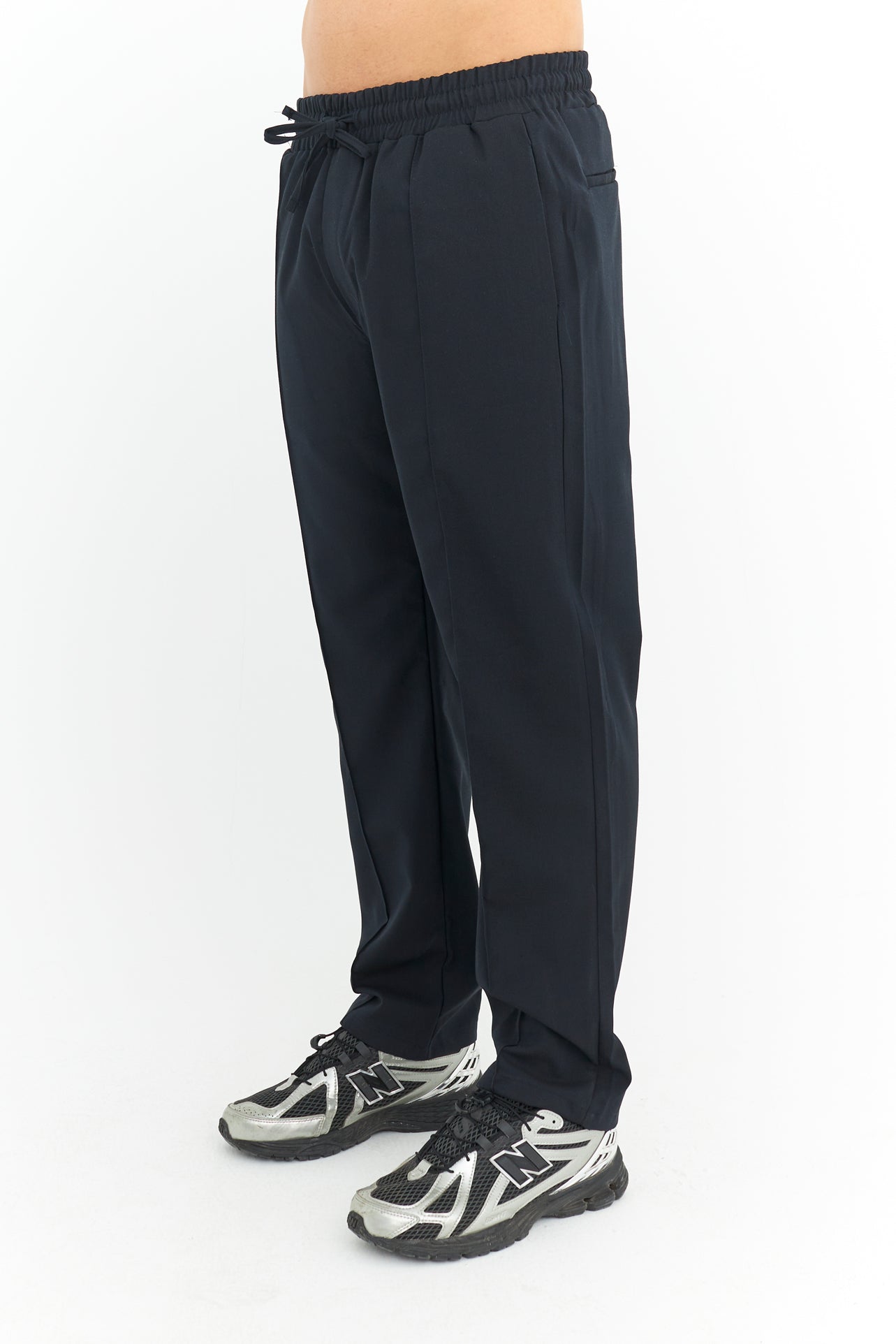 Biye Detay Regular Fit Basic Kumaş Pantolon