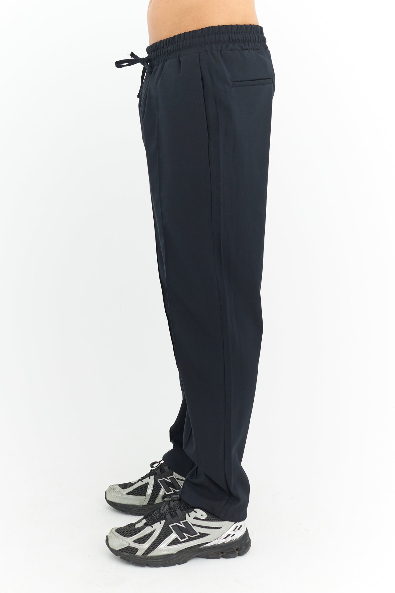 Biye Detay Regular Fit Basic Kumaş Pantolon