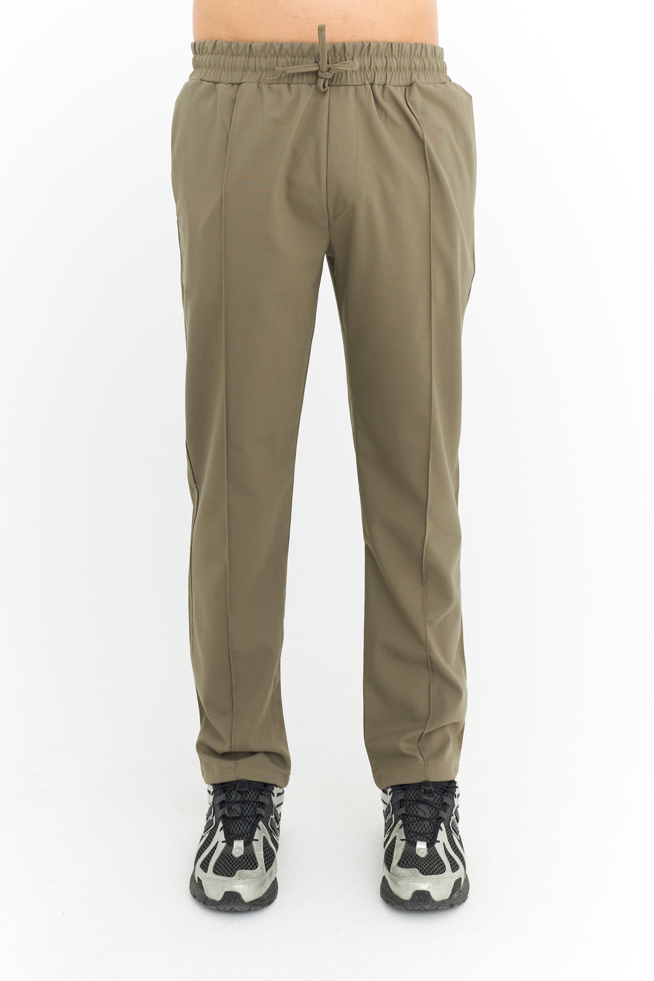 Biye Detay Regular Fit Basic Kumaş Pantolon