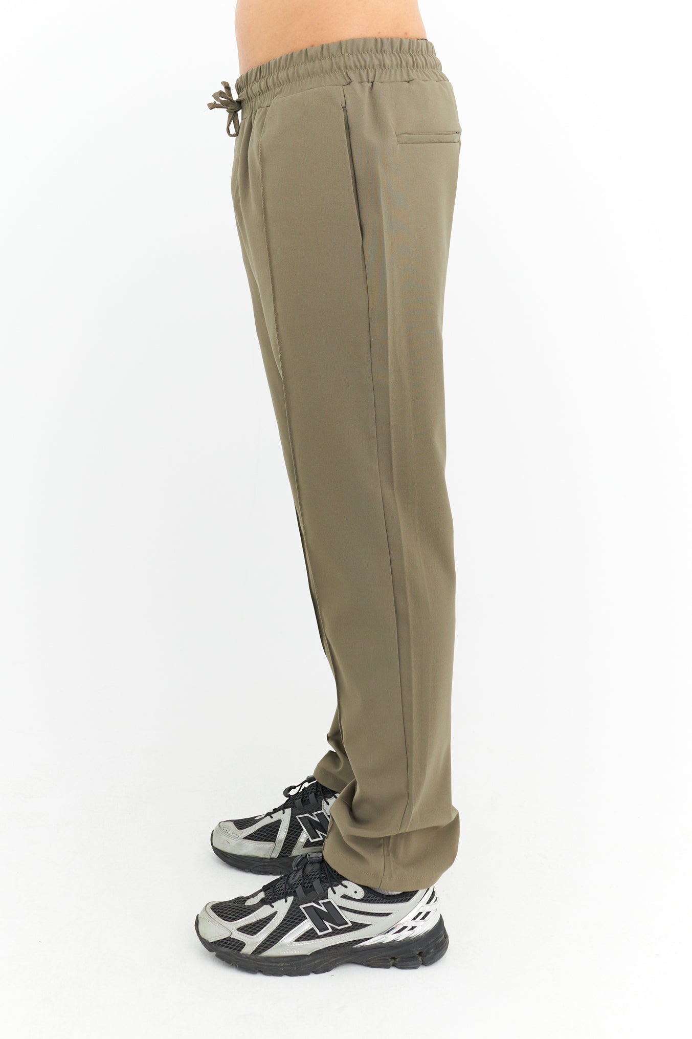 Biye Detay Regular Fit Basic Kumaş Pantolon