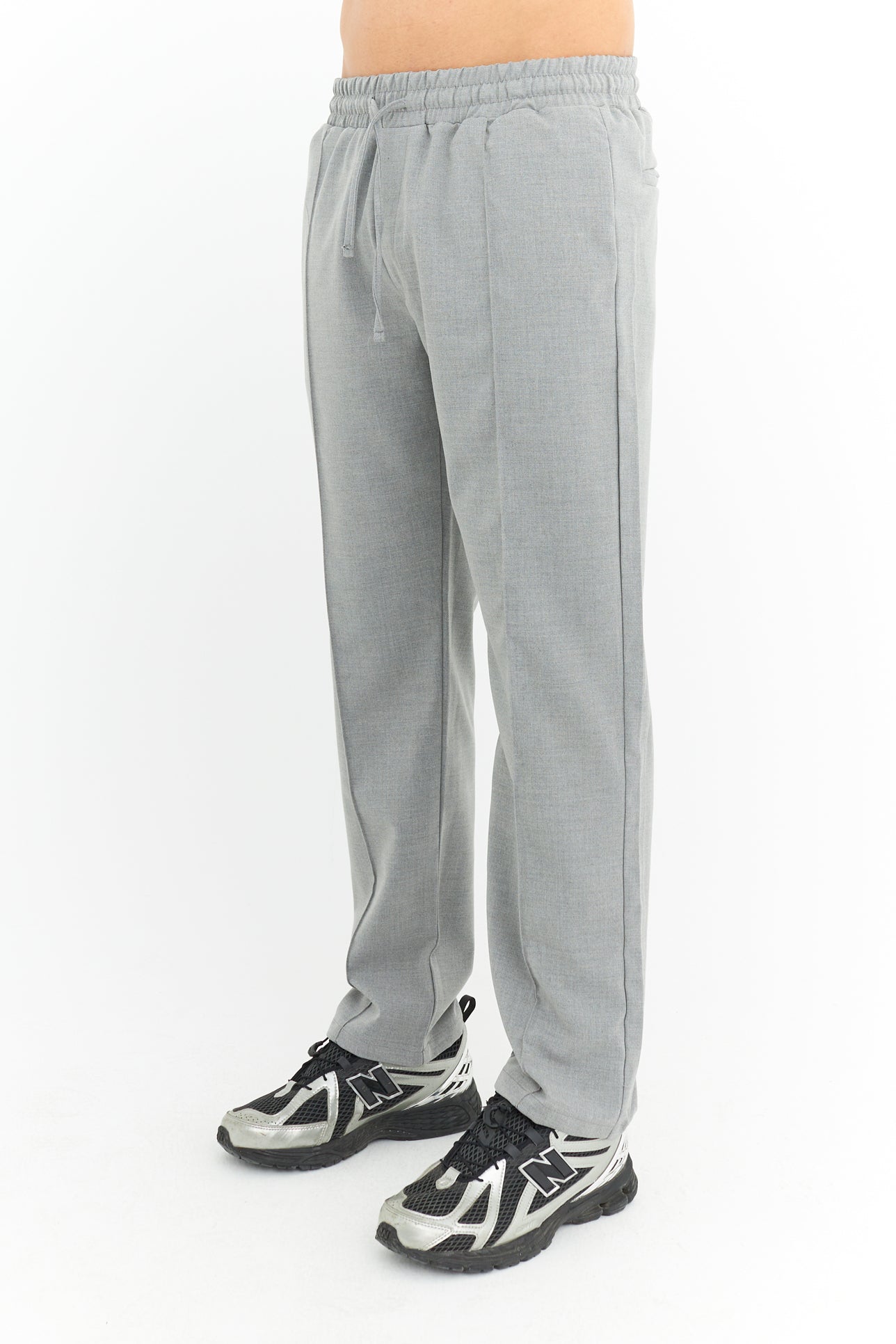 Biye Detay Regular Fit Basic Kumaş Pantolon