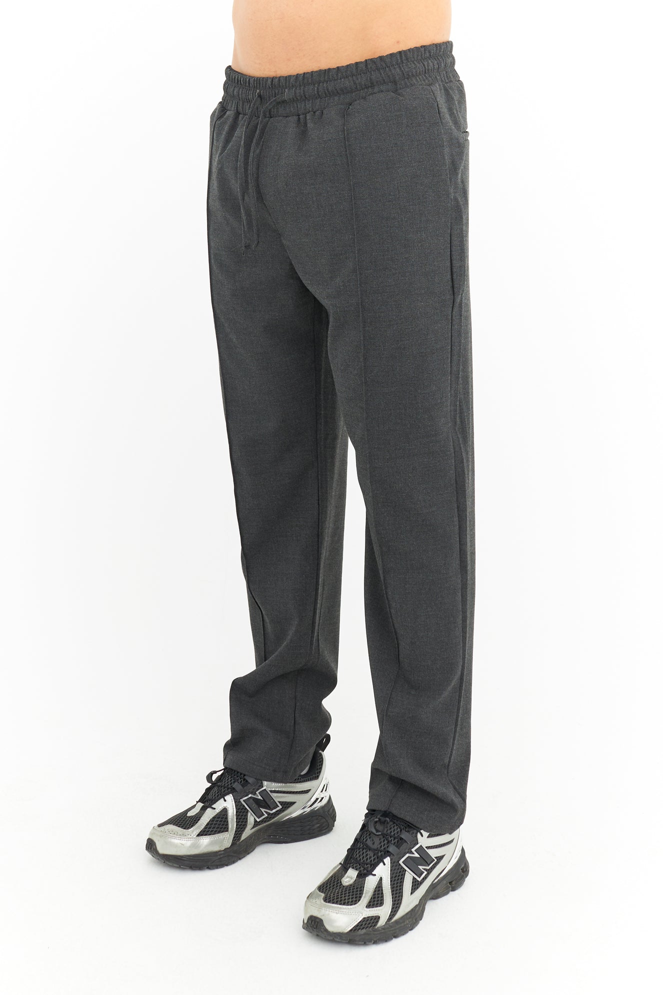 Biye Detay Regular Fit Basic Kumaş Pantolon