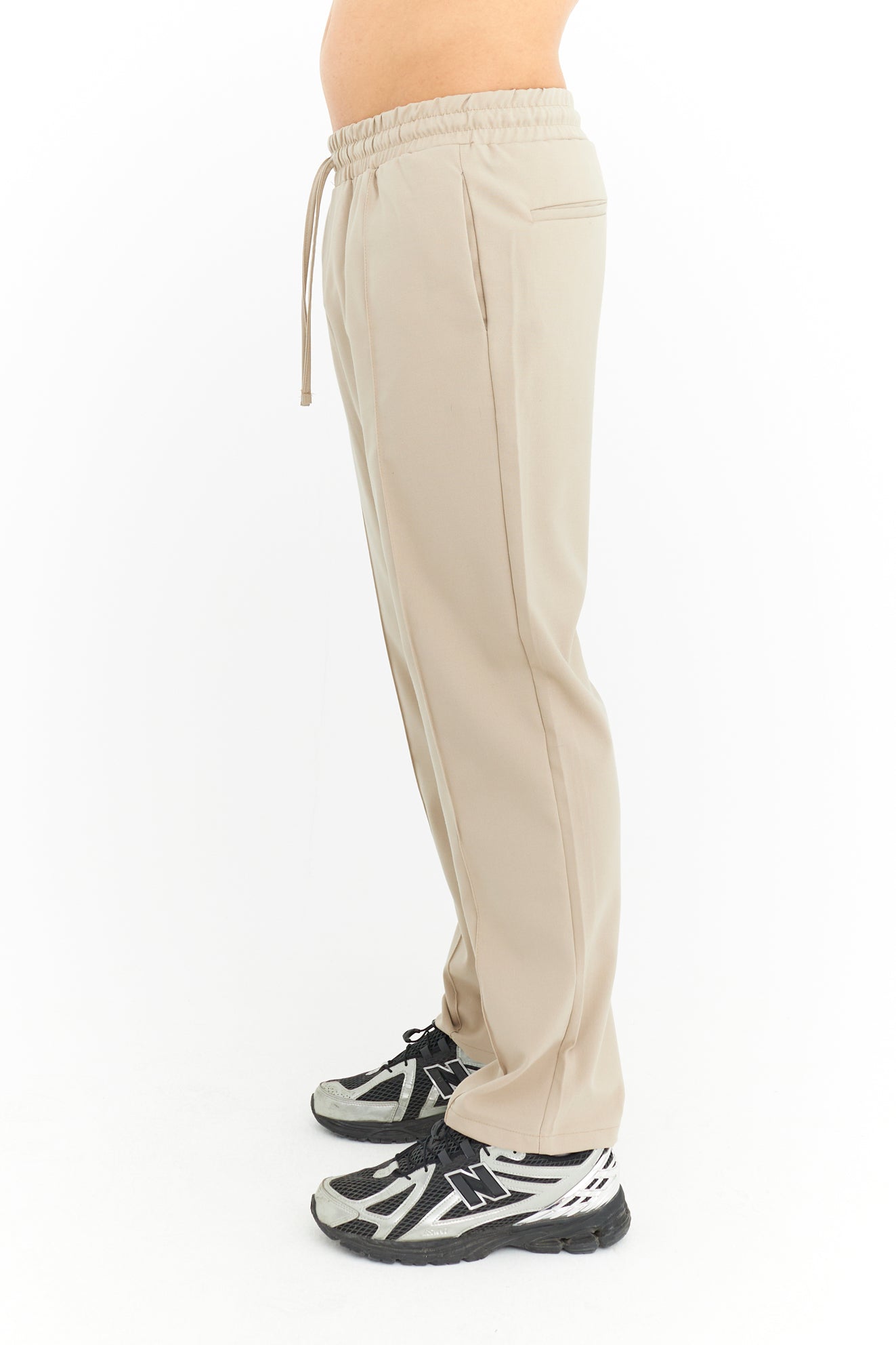 Biye Detay Regular Fit Basic Kumaş Pantolon