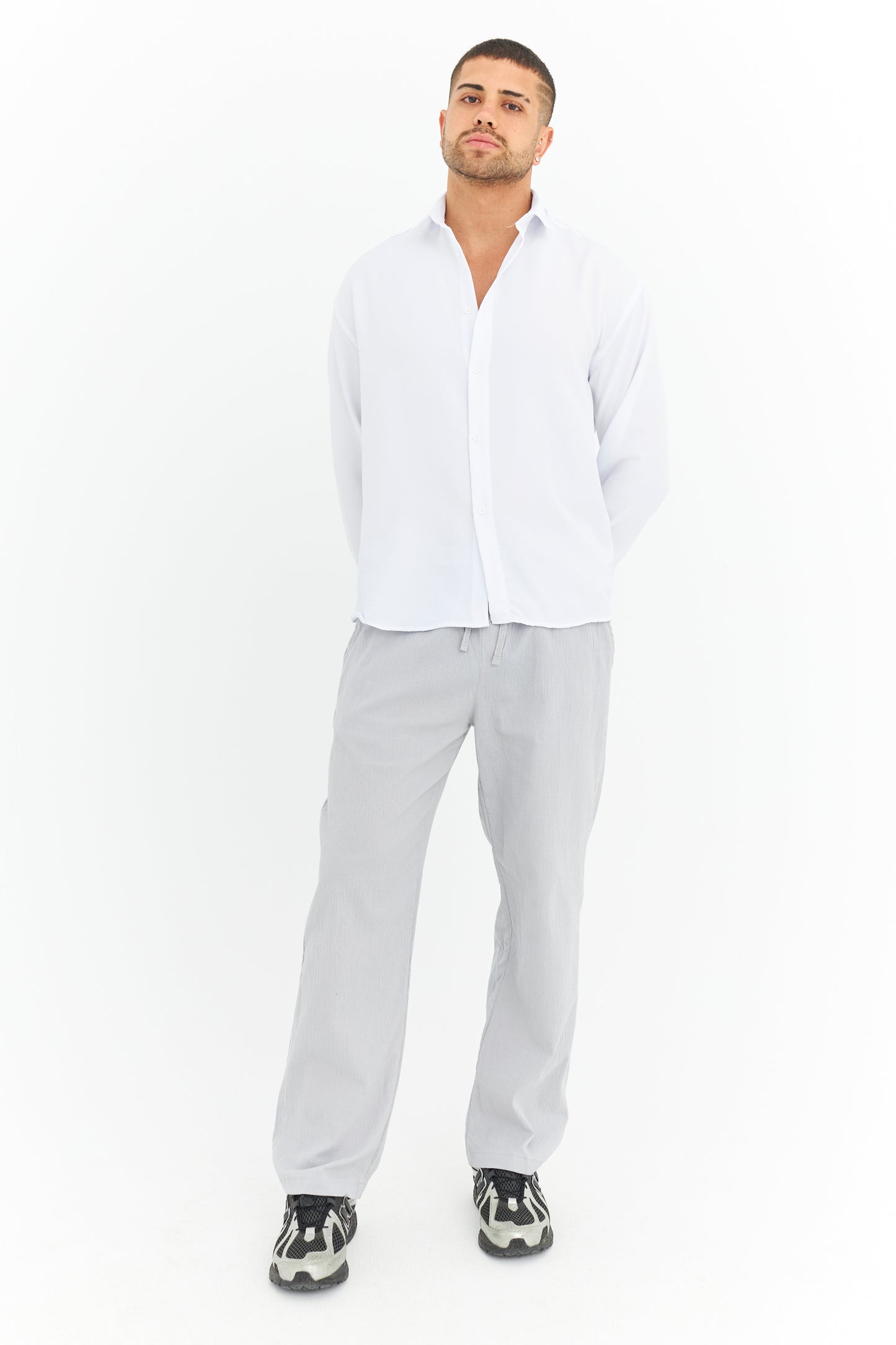 Bürümcük kumaş rahat kalıp jogger 