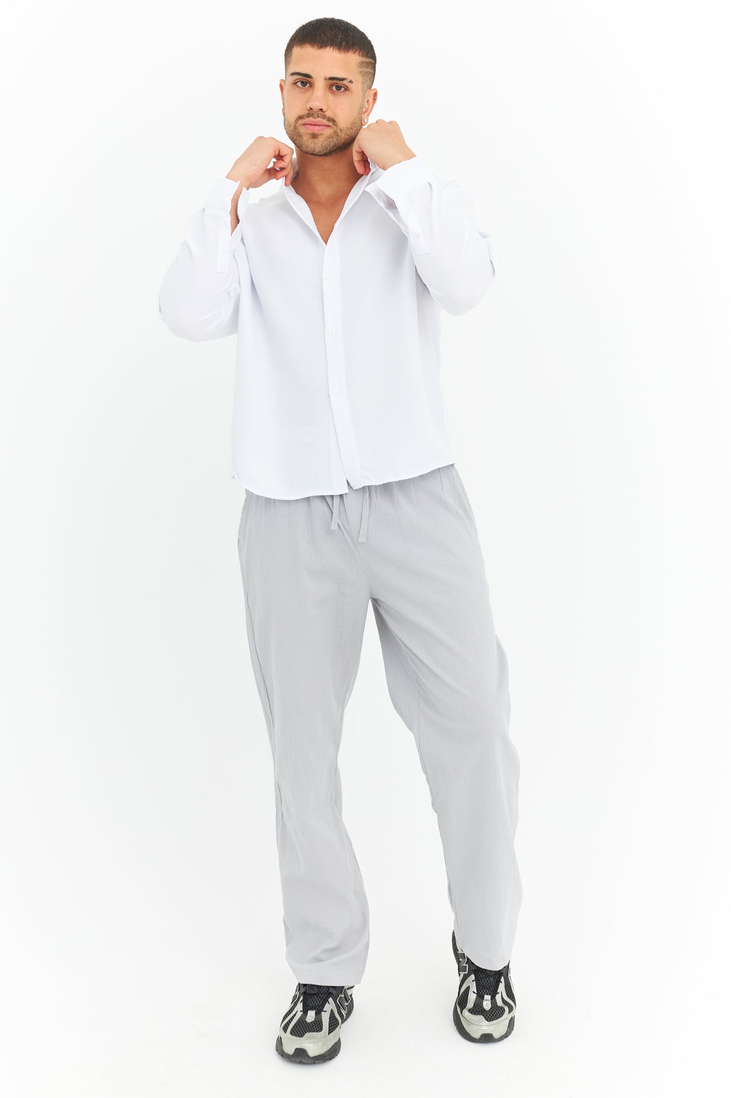 Bürümcük kumaş rahat kalıp jogger 