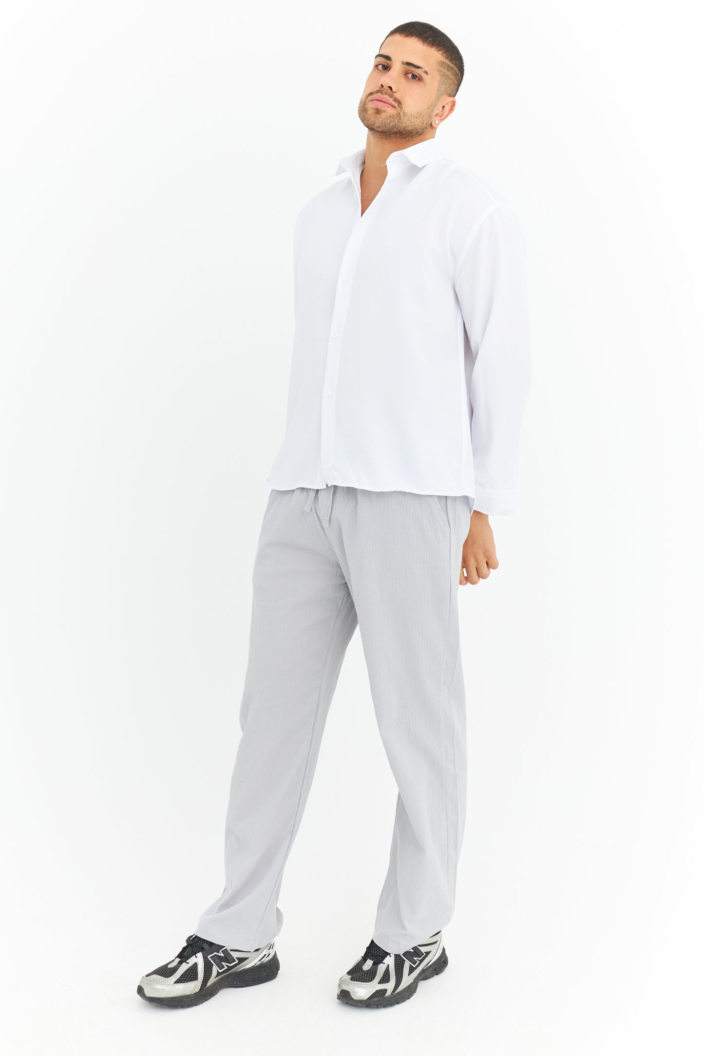 Bürümcük kumaş rahat kalıp jogger 