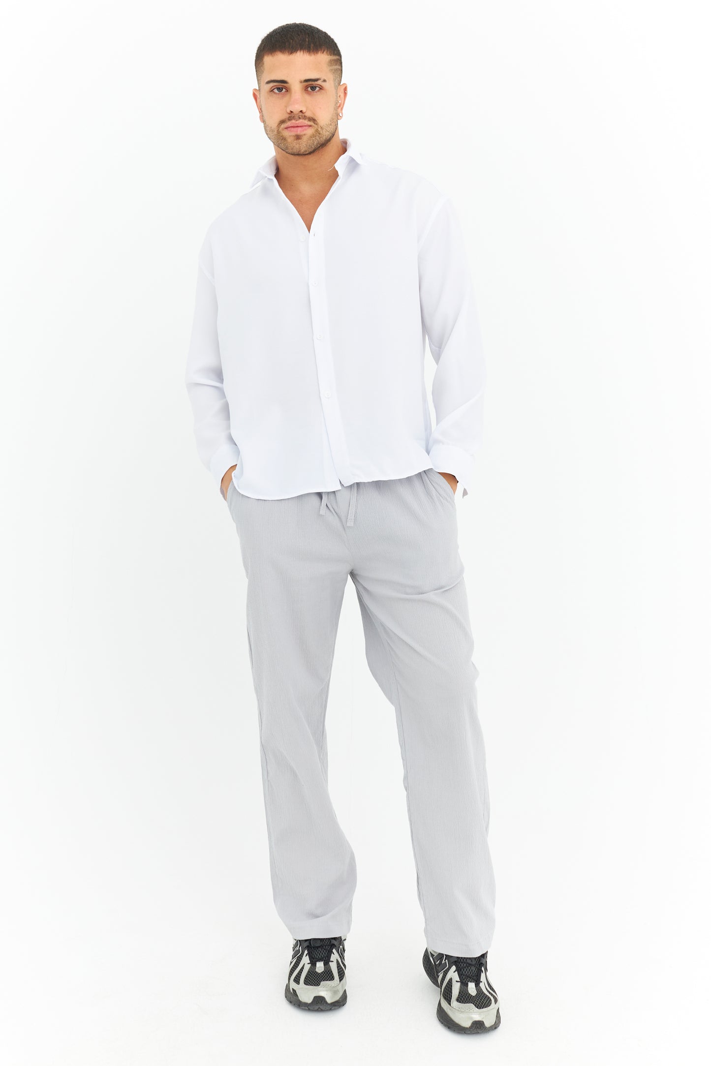 Bürümcük kumaş rahat kalıp jogger 