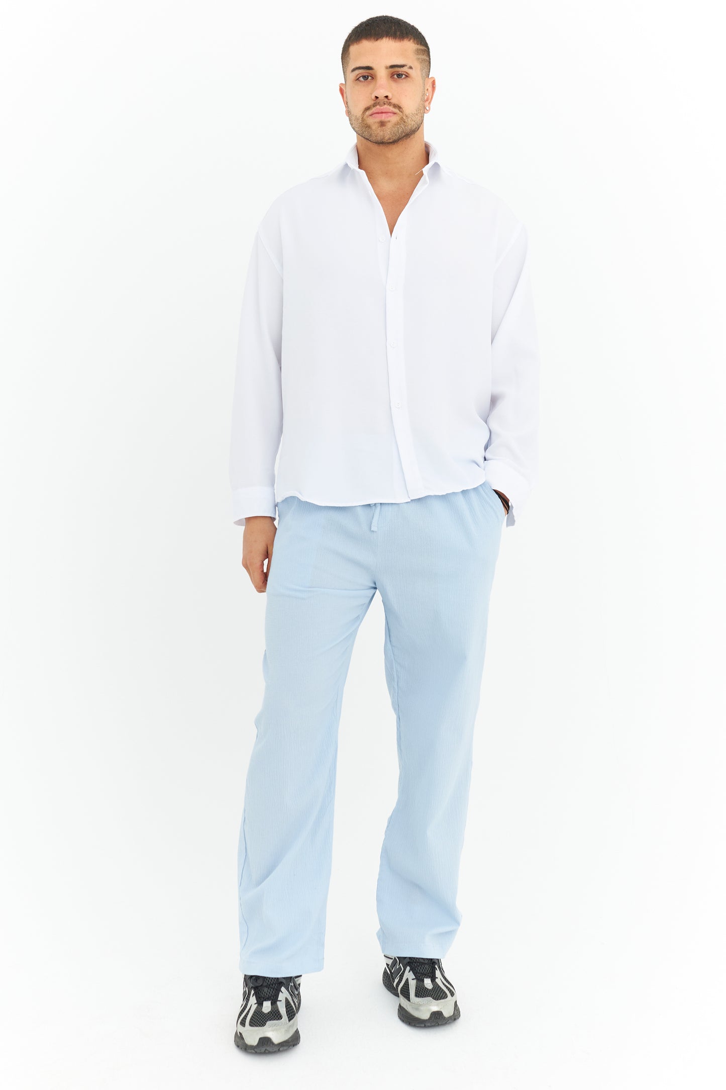 Bürümcük kumaş rahat kalıp jogger 