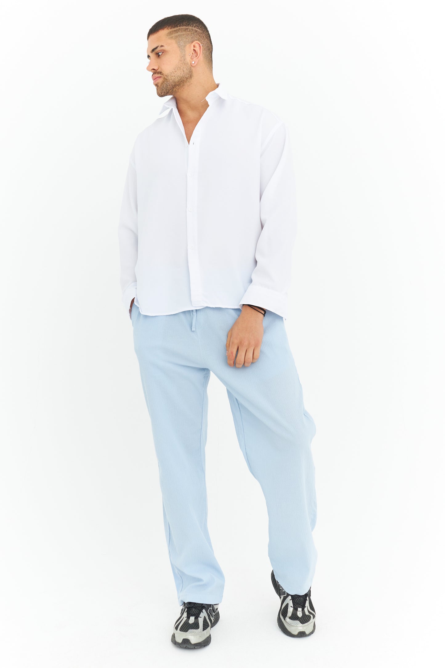 Bürümcük kumaş rahat kalıp jogger 