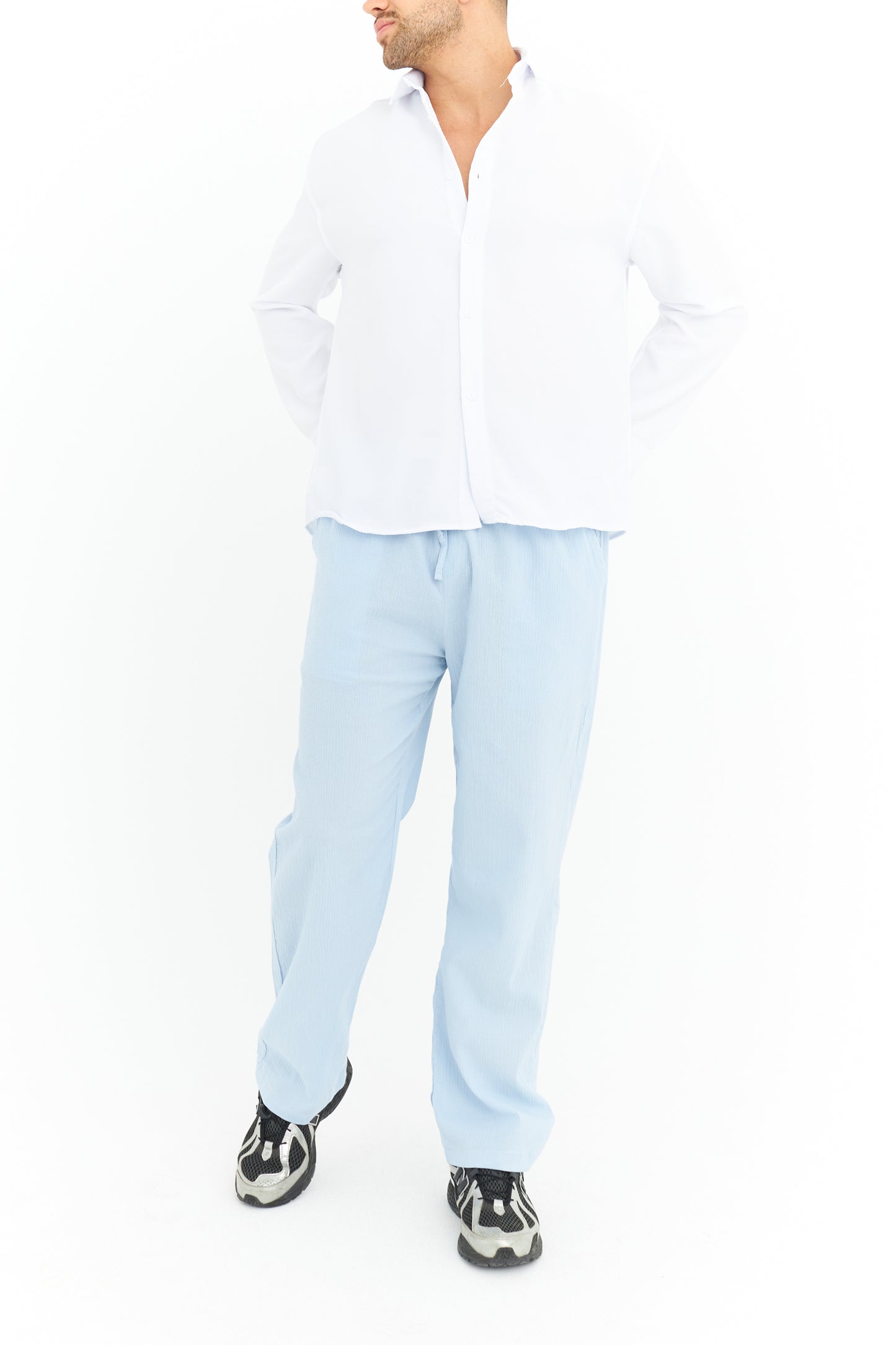 Bürümcük kumaş rahat kalıp jogger 