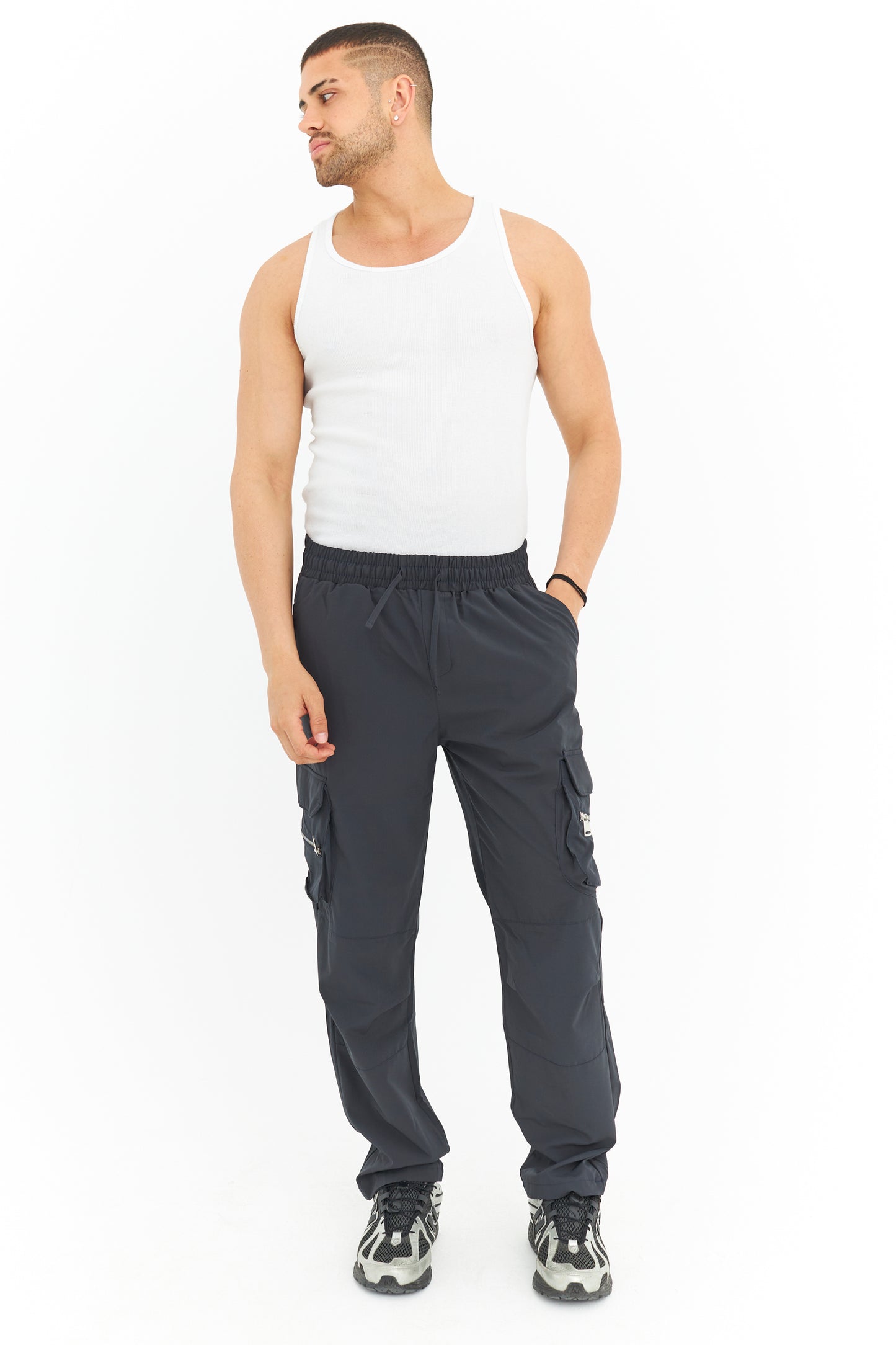 Likralı Paraşüt Kargo Pantolon