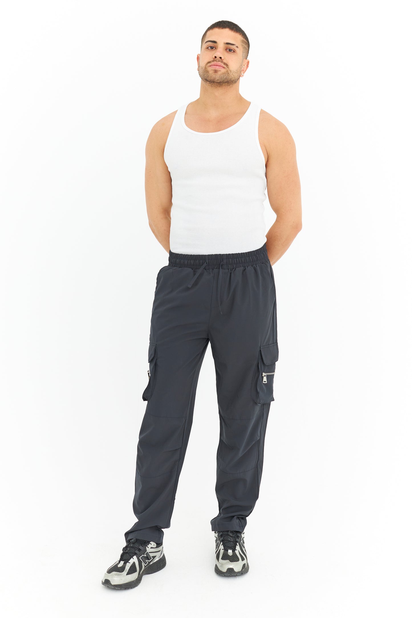 Likralı Paraşüt Kargo Pantolon