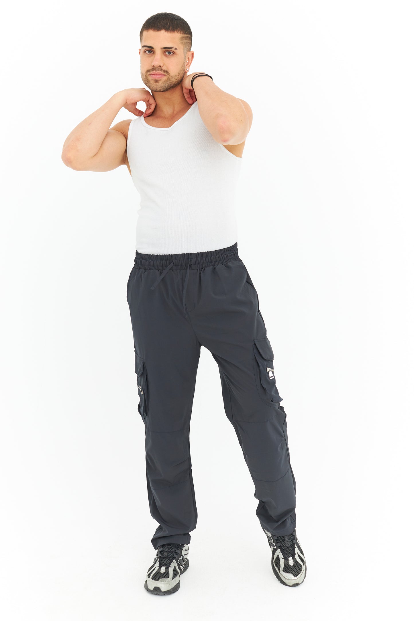 Likralı Paraşüt Kargo Pantolon