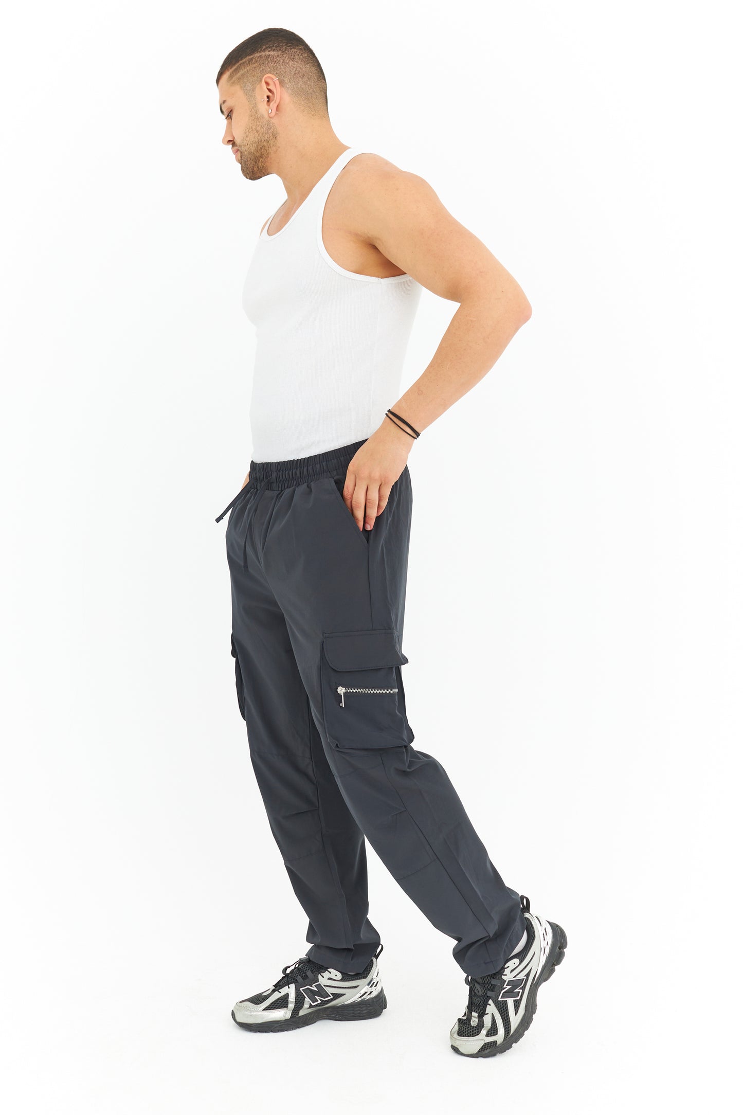 Likralı Paraşüt Kargo Pantolon