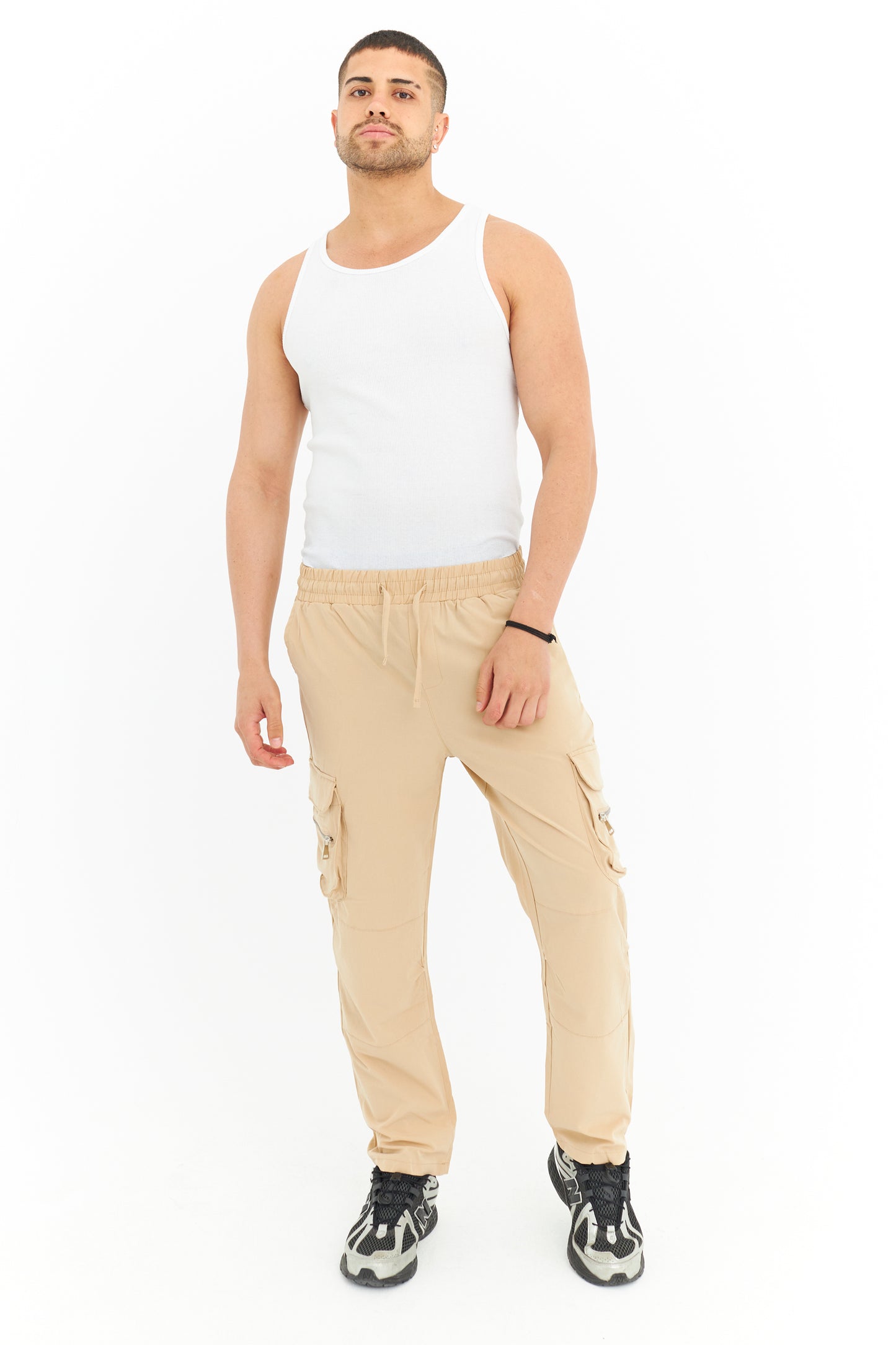 Likralı Paraşüt Kargo Pantolon