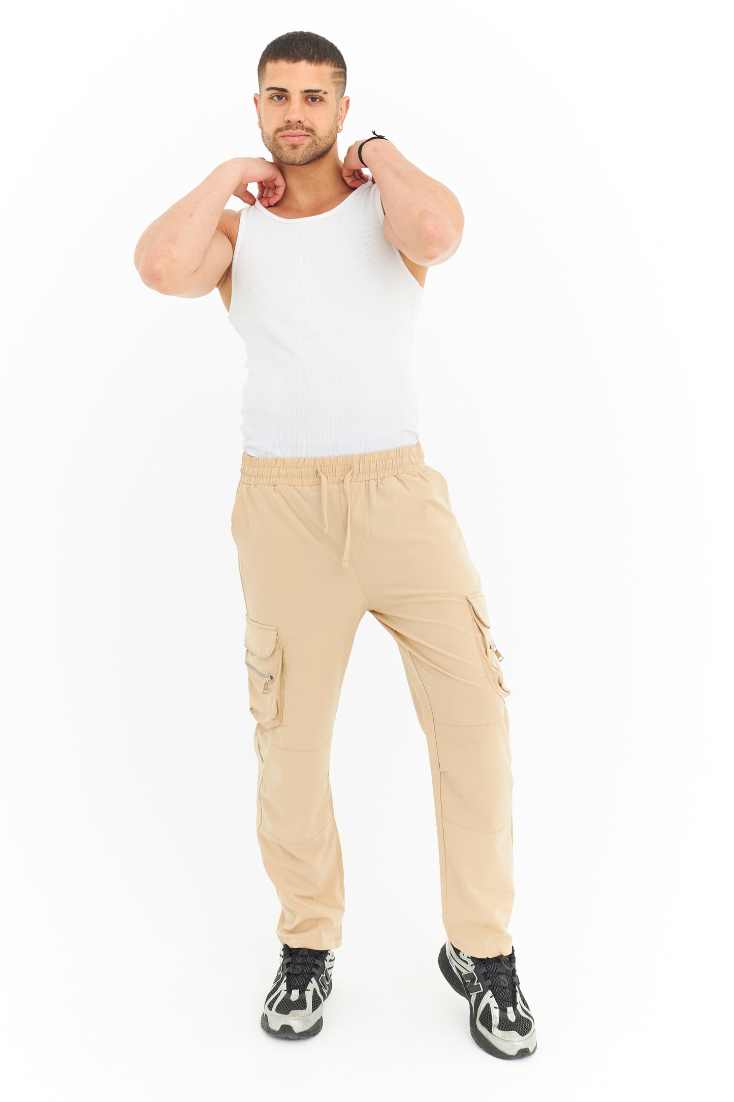 Likralı Paraşüt Kargo Pantolon