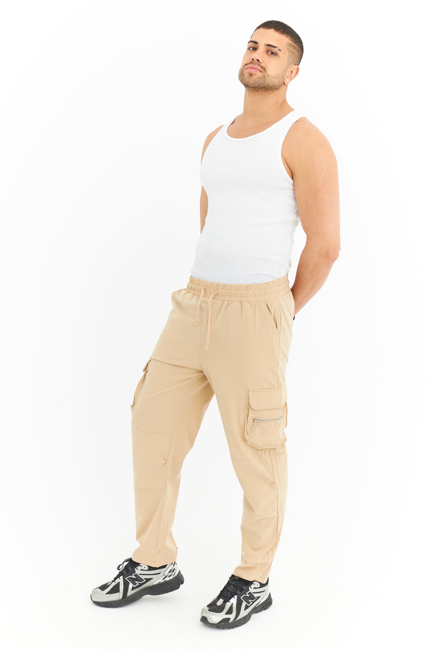 Likralı Paraşüt Kargo Pantolon