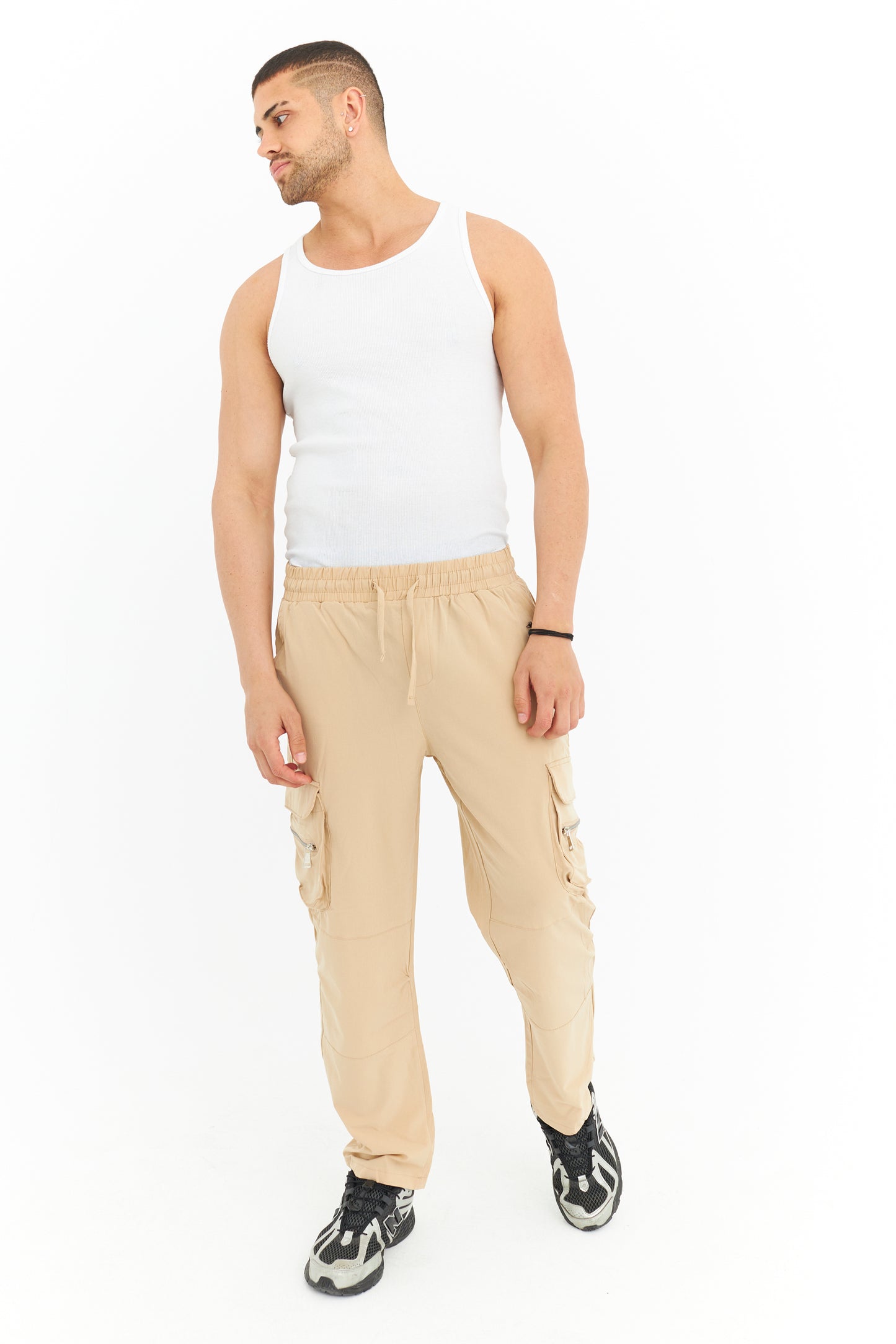 Likralı Paraşüt Kargo Pantolon